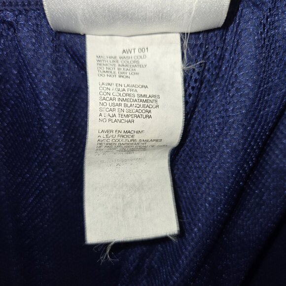 Vintage Y2K Adidas Tear Away Track Pants Mens XL Athletic Snap Buttons Navy Blue - Picture 5 of 7